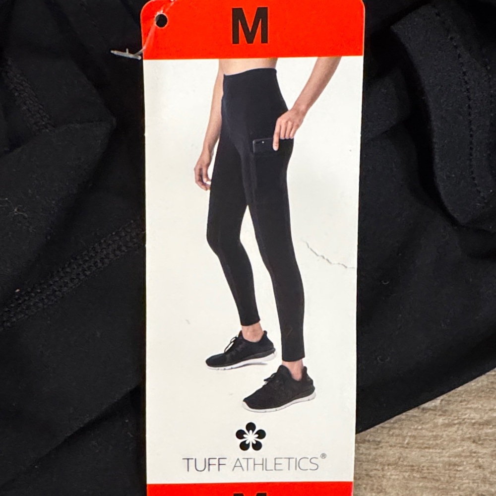 (3 Total) Tuff Athletics Black Leggings